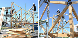 完成建造後の移設も可能