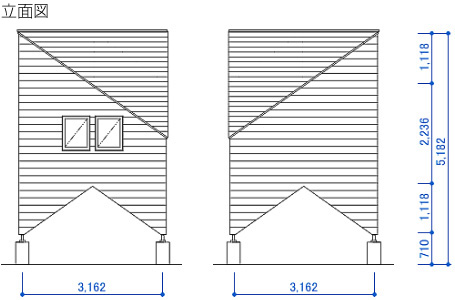 スモール高床タイプ モデルハウス写真